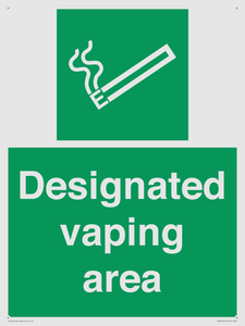 Designated vaping area